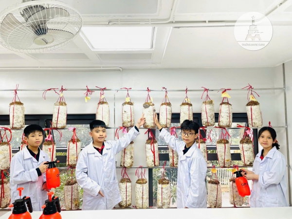 THCS-VP | MCER 6 TRỒNG NẤM B&Agrave;O NGƯ G&Acirc;Y QUỸ THIỆN NGUYỆN